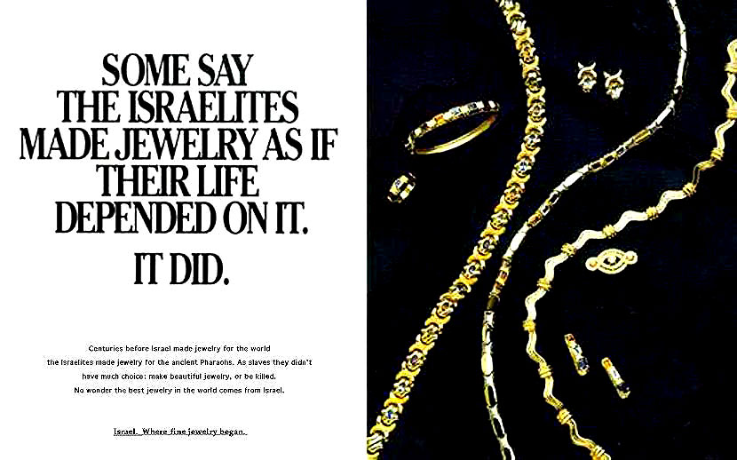 Israeli Jewelers "As If Their Lives Depended Upon It"