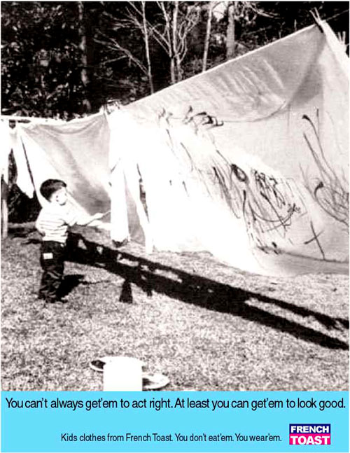 French Toast "Clothes Line"