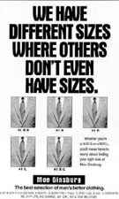 Moe Ginsberg "Different Sizes"