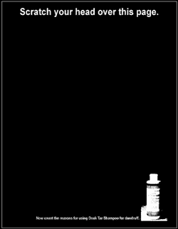 Dandruff ad